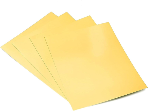 Metallic Gold Foil Paper Board Sheets for Arts and Crafts 8.5" x 11" 50 Pack - Picture 5 of 12