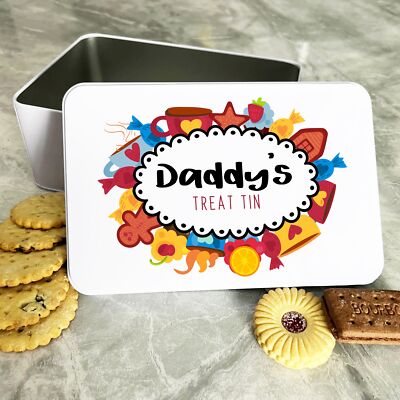 Daddy's Goodie Box Süßigkeiten personalisiert Geschenk Kuchen Kekse Süßigkeiten Leckerli Dose