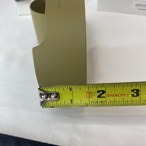 Juego de 2 Candelabros Cónicos Zone Dinamarca Caqui Individuales Nuevos en Paquetes - Imagen 14 de 16
