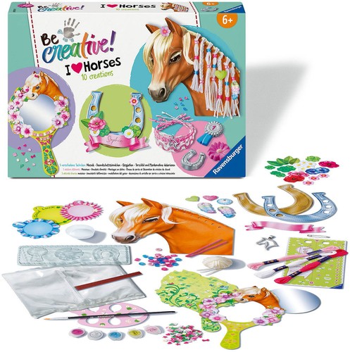 Ravensburger Creation kreative Grundtechniken Be Creative Bastelset Pferde 23751 - Bild 4 von 9