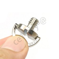 Stainless Steel1/4-20 Camera Tripod Quick Release Plate Thumb D-Ring Bolt Screw