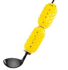 AERO-SWING - Yellow 2 Pack - Revolutionary Swing Speed Trainer - HIT Golf Balls