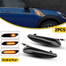 2X LED Side Marker Turn Signal Lights For 2011-2016 Mini Cooper Countryman (R60)