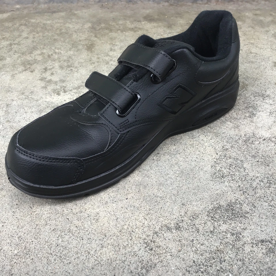 New Balance 812 Hombres Talla 10.5 Negro 2E Cuero Cómodo Zapatos para Caminar MW812VK Foto 4 de 4