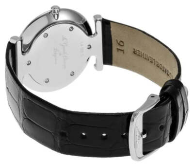 Longines La Grande Classique Leder Diamanten Quarz Damenuhr L4