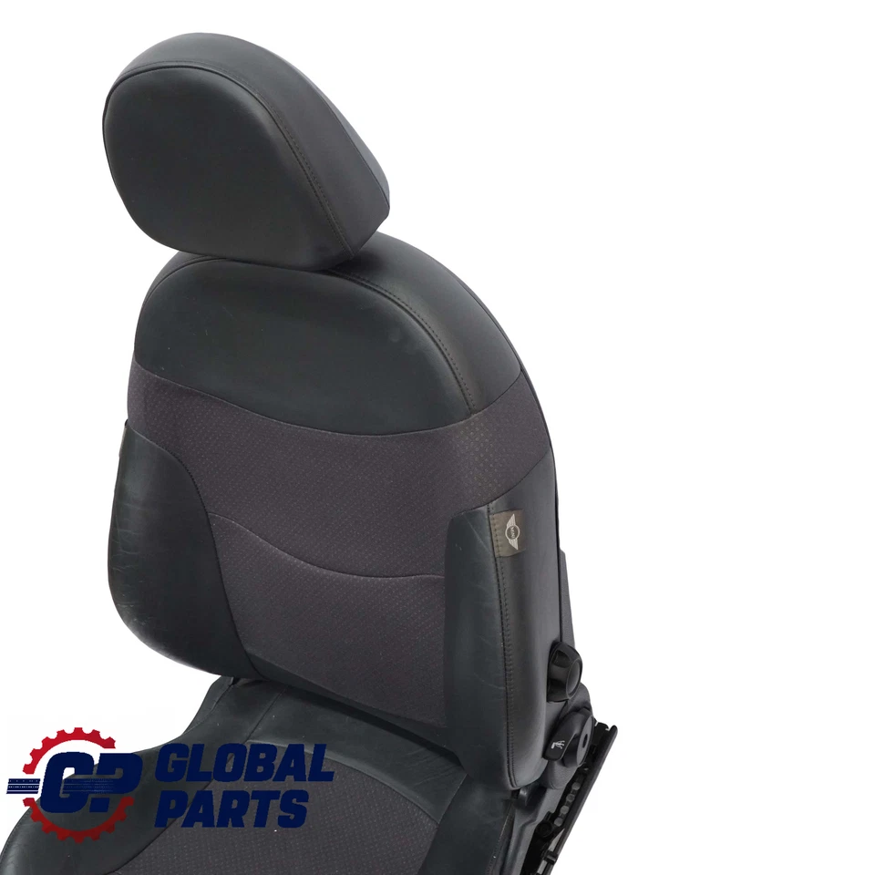 Mini Cooper R50 R53 Sedile anteriore destro Sport in tessuto / pelle Satellite - Imagen 4 de 4