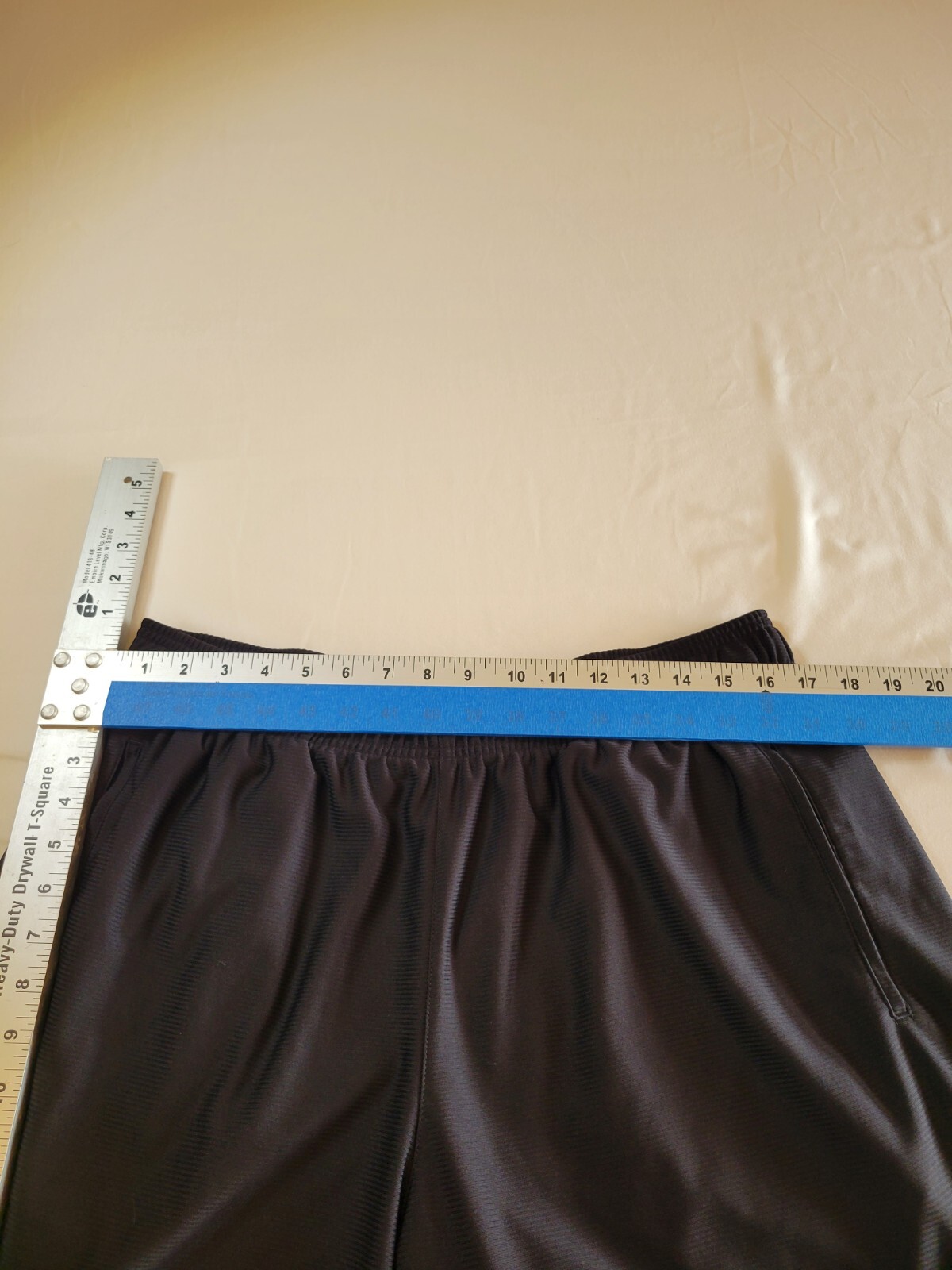 FILA Sport Uomo Performance Nero Pantaloncini Sportivi Tasche Coulisse Taglia XXL