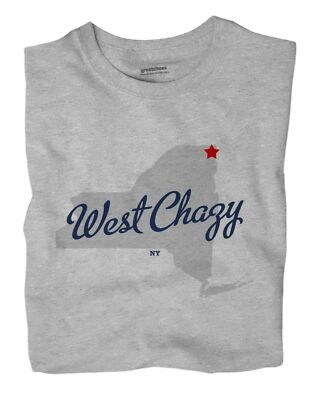 West Chazy New York NY T-Shirt MAP