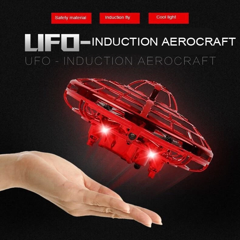 Flying Saucer : Self-Flying, Safety First [RED, BLUE, GOLD] Rechargeable - Image 3 of 4
