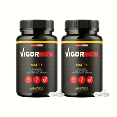 2-Pack Vigornow for Male, Vigor Now Advanced Formula for Men - 120 Capsules