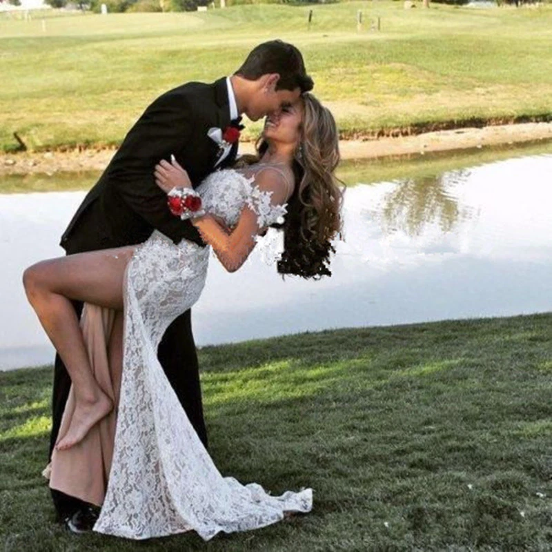 Sexy summer cheap wedding dresses