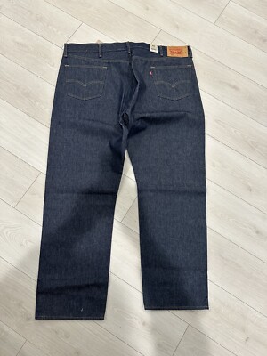 Levis Original 501 Denim Jeans Shrink To Fit Men's Size 50X34