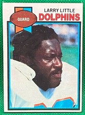 1979 Topps 60 Larry Little Miami Dolphins Bethune-Cookman Wildcats