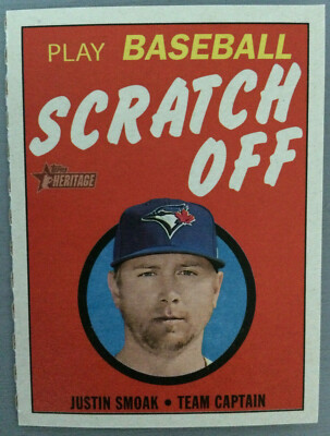 2019 Topps Heritage Justin Smoak - Scratch Off #4