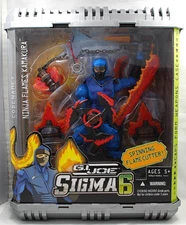 GI Joe Sigma 6 Ninja Flames Kamakura Figure New in Sealed Window Box