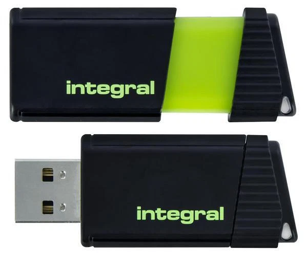 INTEGRAL - INFD128GBPULSEGR - Pulse USB 2.0 Flash Drive, 128gb Verde - Immagine 2 di 4