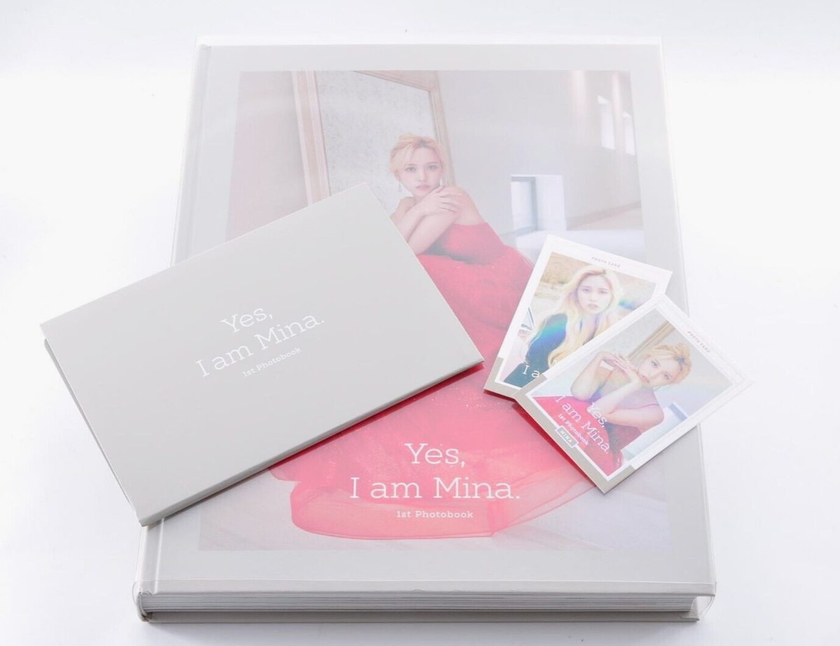 Yes,I am Mina 〜Gray ver〜 TWICE MINA 1st Photobook Yes, I am Mina. Gray ver. Photocard | eBay