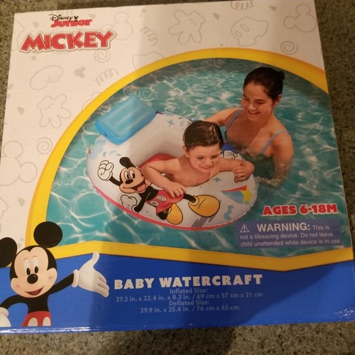 Bestway Mickey Watercraft Inflatable Swimming Pool Float Raft 6-18 Mth ...