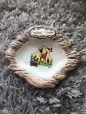 Vintage Treasure Craft Pottery Carlsbad Caverns New Mexico Old Ashtray/ Dish