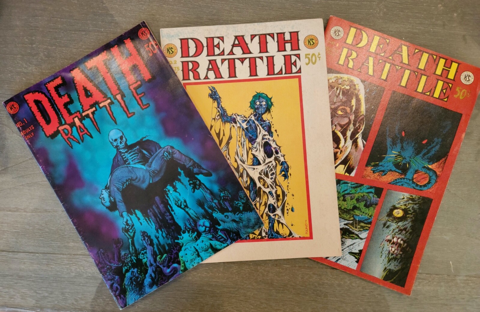 Define Death Rattle Complete Death Rattle Vol 1 Issues 1 to 3 R.Corben & Others | eBay