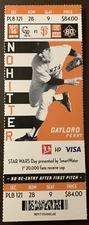 San Francisco Giants 9/16/18 MLB ticket stub vs Colorado - Gaylord Perry