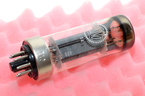 Genuine Valvo EL34 / 6CA7 / KT77 Audio HiFi Tube, Metal Base, Code SYO 54I, NOS - Picture 2 of 9