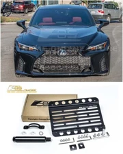 EOS Plate For 21-Up Lexus IS-Series Front Bumper Tow Hook License Mount Bracket
