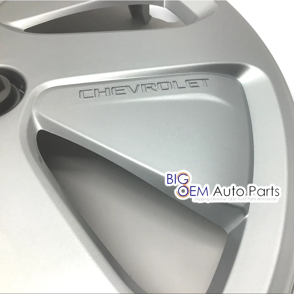 Chevy Spark 2016-2018 tapacubos único 15" cubierta de rueda plateada fabricante de equipos originales nuevo 42441055 Foto 4 de 4