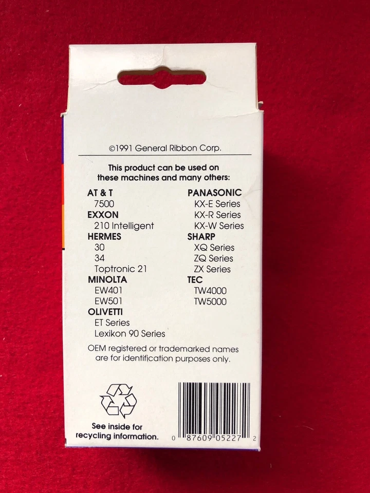 4x GRC T376-TF Tac-Free Lift-Off Minolta Panasonic 9/32"x19' (FOUR tapes IN BOX) - Image 4 of 4