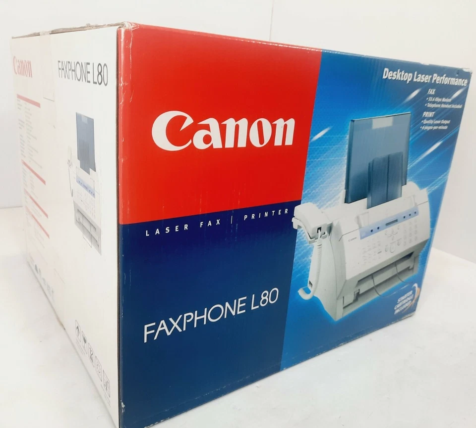 ■S■NEW SEALED■S■ Canon FaxPhone L80 All-In-One Laser Printer Fax & Copier - Image 2 of 4