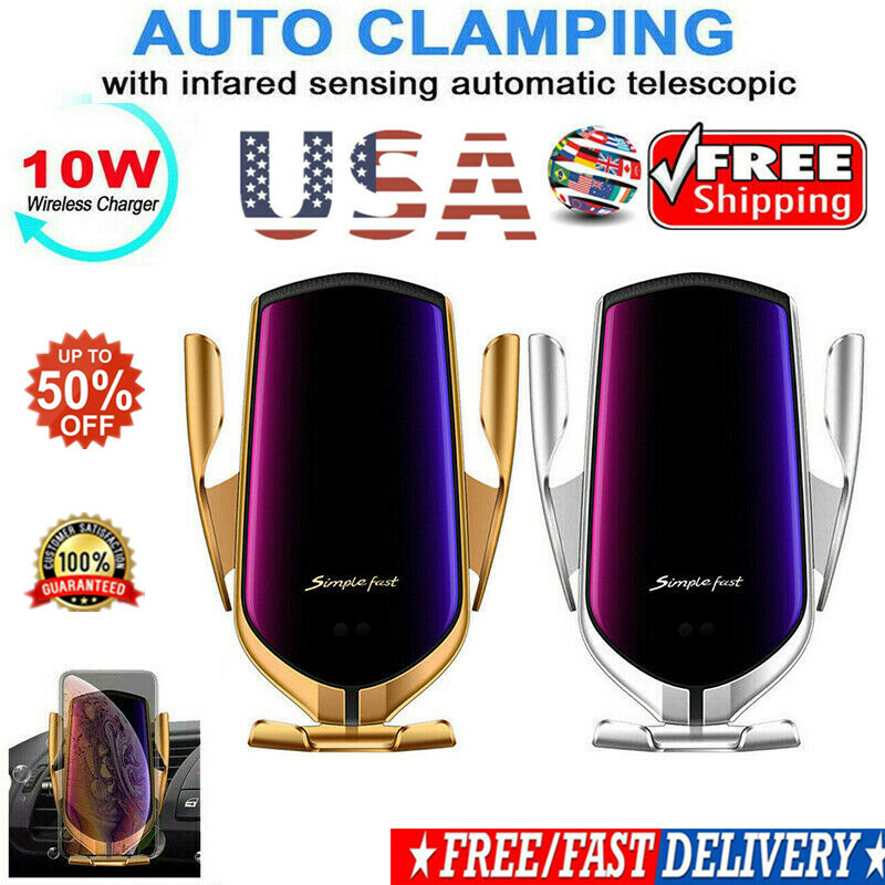 Wireless Automatic Clamping Smart Sensor Car Phone Holder