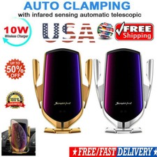 Wireless Automatic Clamping Smart Sensor Car Phone Holder and Fast Charger 10W