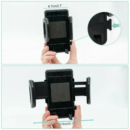 Soporte universal para taza de coche soporte para bebidas soporte ajustable 360 clip de montaje para teléfono celular Foto 4 de 4