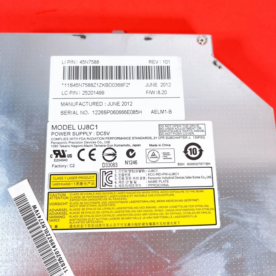 Unidad de DVD/CD para portátil Lenovo IdeaPad Z580 45N7588 Foto 2 de 3
