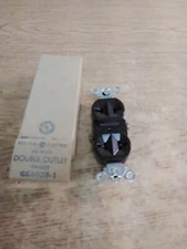 General Electric GE4025-1 Side-Wired Double Outlet Brown