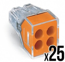 WAGO 773-104 Connectors Junction Box Electrical Reusable Wire Lever x25