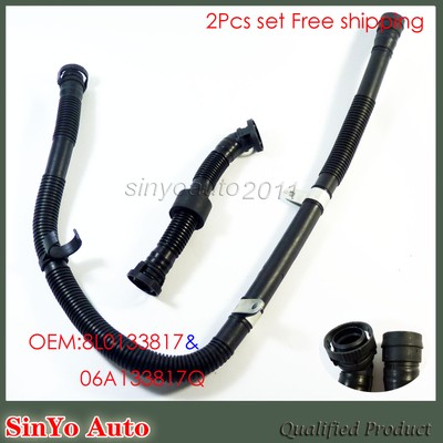 Secondary Air Injection Pump Hose Connector Set for VW Audi 8L0133817 06A133817Q