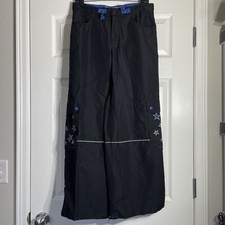 Vintage 90s Buggirl Rave Baggy Wide Leg Pants Medium