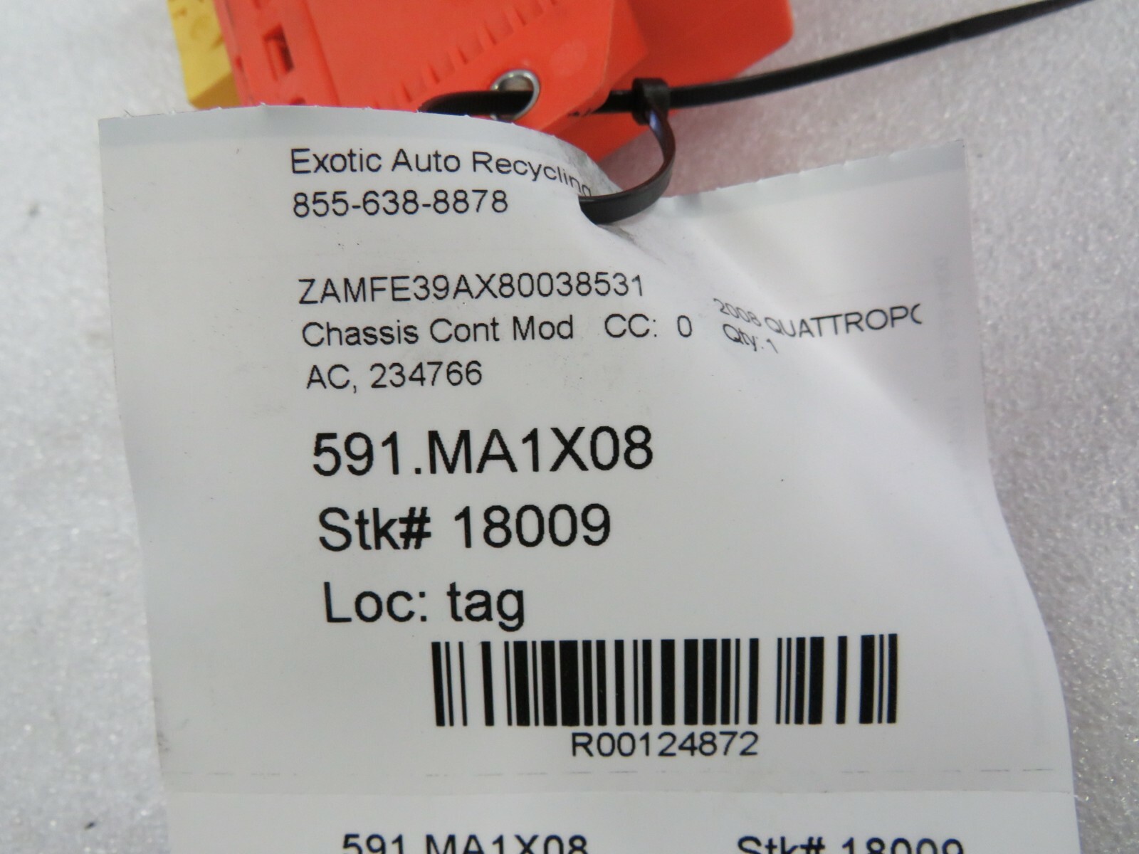Maserati Quattroporte, AC Control Module, Used, P/N 234766
