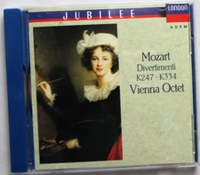 MOZART DIVERTIMENTI K247 VIENNA OCTET JUBILEE [LIKE NEW CD] LONDON {122}