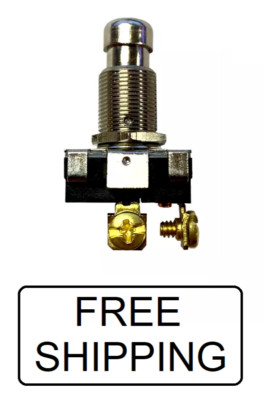 Heavy Duty AC Push Button - OFF  Momentary ON Switch, 15A 125V Philmore 30-1426 