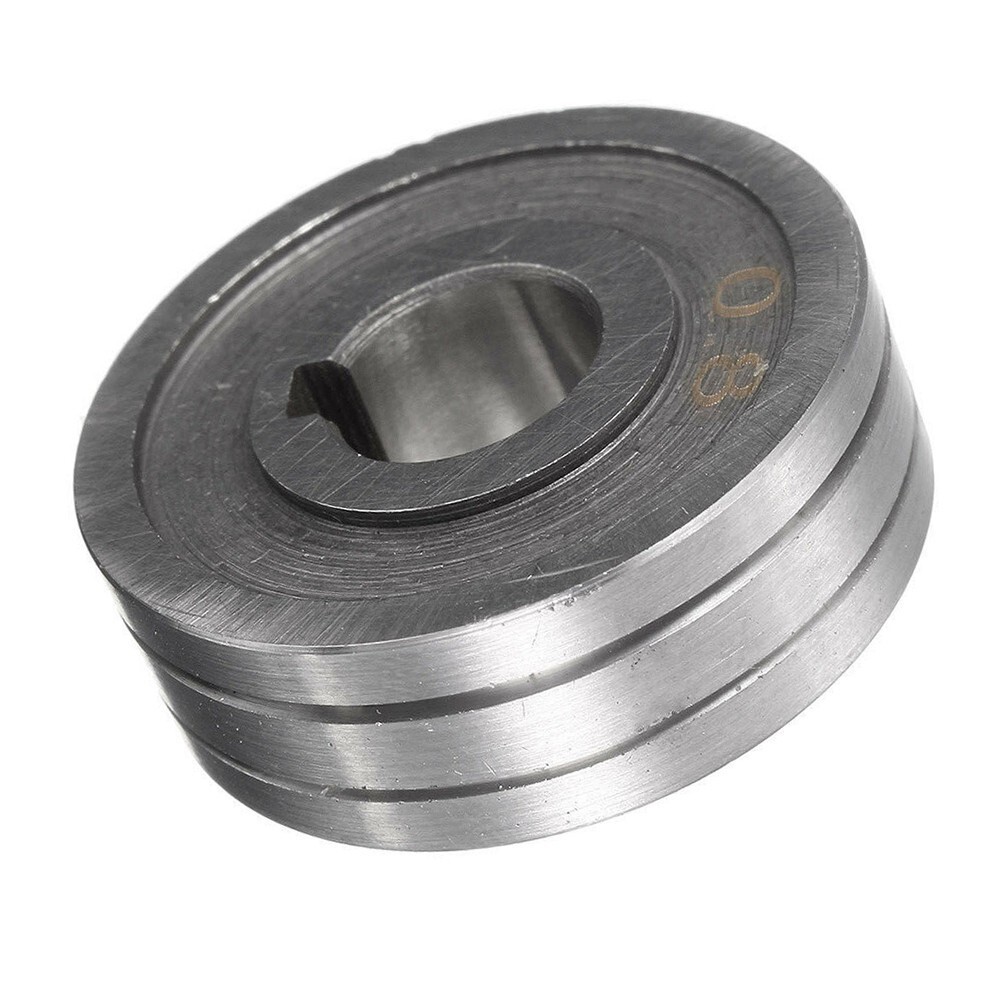 MIG Welder Wire Feed Drive Roller - 30mm Steel Roller For .030-.035 Wire (Knurled Groove)