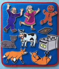 Gingerbread Man  Felt / Flannel Board Set 