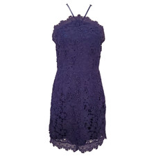 NWT! J.O.A Navy Blue Lace Dress, Size L