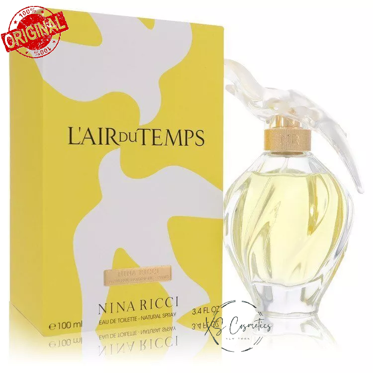 L'air du Temps by Nina Ricci, 3.4 oz Eau De Toilette Refill Spray for Women