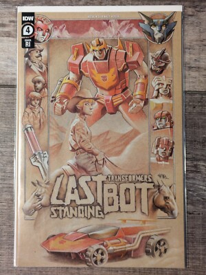 HOT ROD Transformers Last Bot Standing #4 NM IDW | RI 1:10 variant comb shiping
