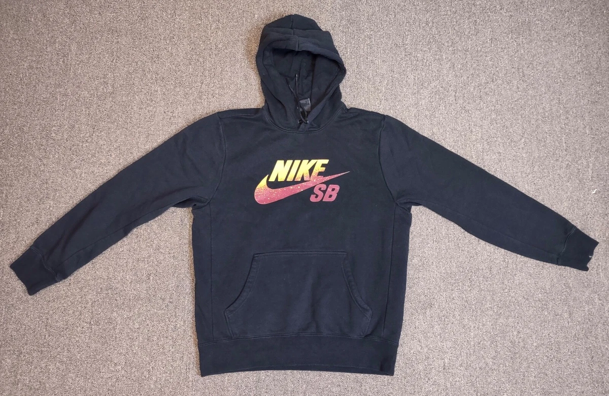 Nike sb hotsell icon hoodie black