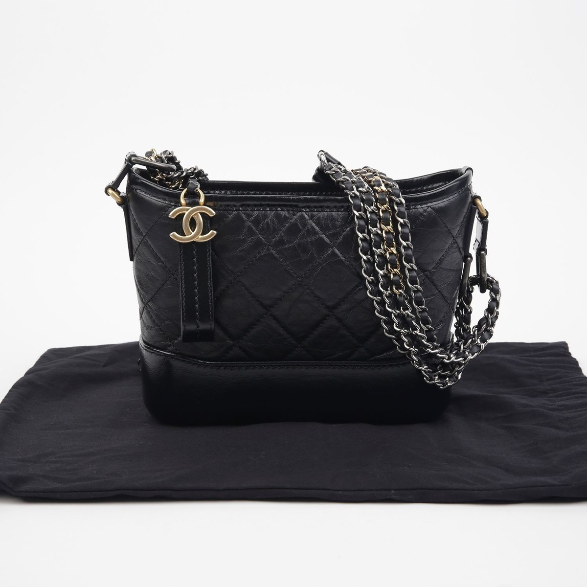CHANEL Gabrielle Small Hobo Shoulder Crossbody Bag A91810