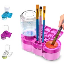 2025 Paint Brush Cleaner Rinser Water Circulation, Purple