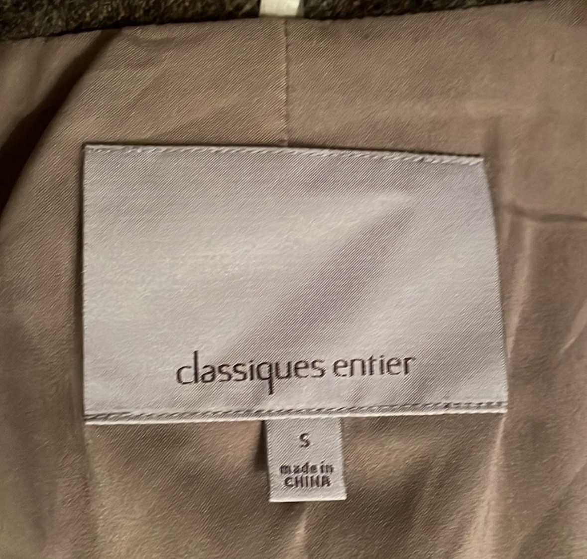 Classiques Entier Wool/Polyester jacket size smal… - image 10
